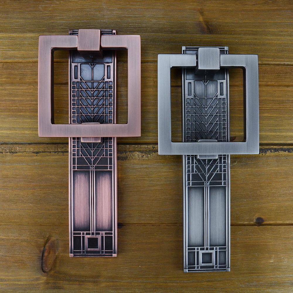 Frank Lloyd Wright Collection Tree of Life Antique Pewter Door Knocker - Super Arbor