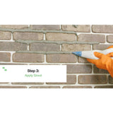 Old Mill Brick Castle Gate Thin Brick Singles - Flats (Box of 50) - 7.625 in. x 2.25 in. (7.3 sq. ft.)