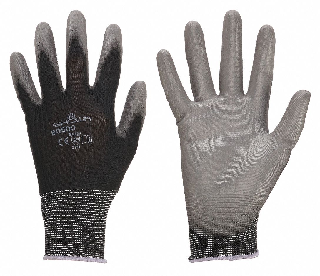SHOWA BO500B-M Polyurethane Coated Gloves - Medium