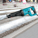 11 Amp Corded Variable Speed Reciprocating Saw With Wood Cutting Blade, Metal Cutting Blade and Hard Case, no lock-on - Super Arbor