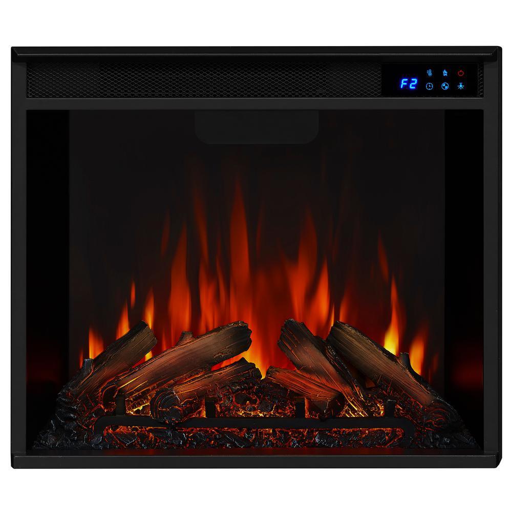 Granby 50 in. Freestanding Electric Fireplace in White - Super Arbor