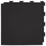 Greatmats Hiddenlock Slate Top Gray 12 in. x 12 in. x 1/4 in. PVC Plastic Interlocking Basement Floor Tile (Case of 20)