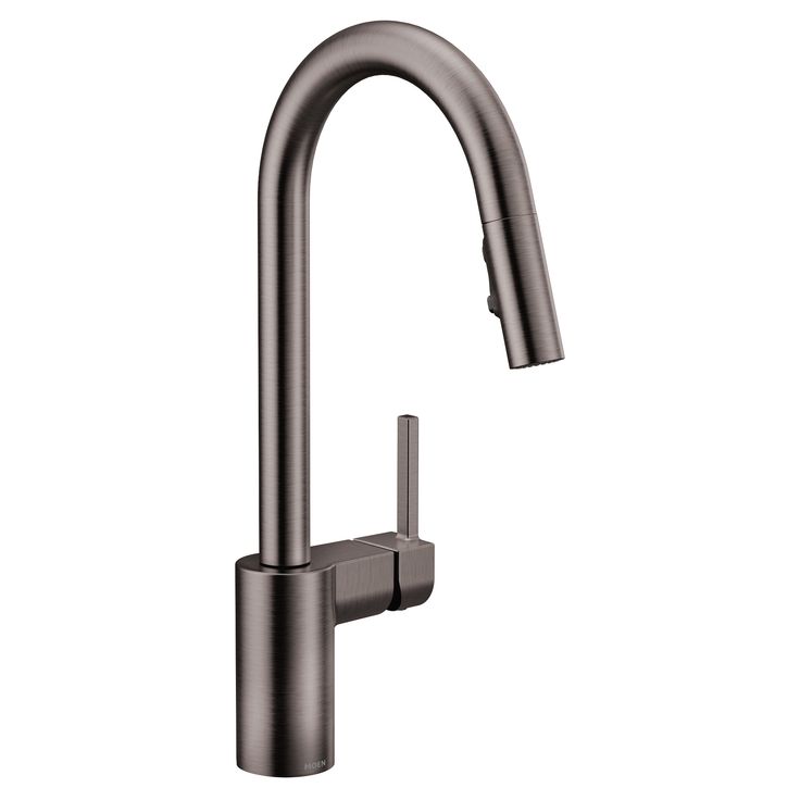 Align Single-Handle Pull-Down Sprayer Kitchen Faucet with Reflex and Power Clean in Matte Black