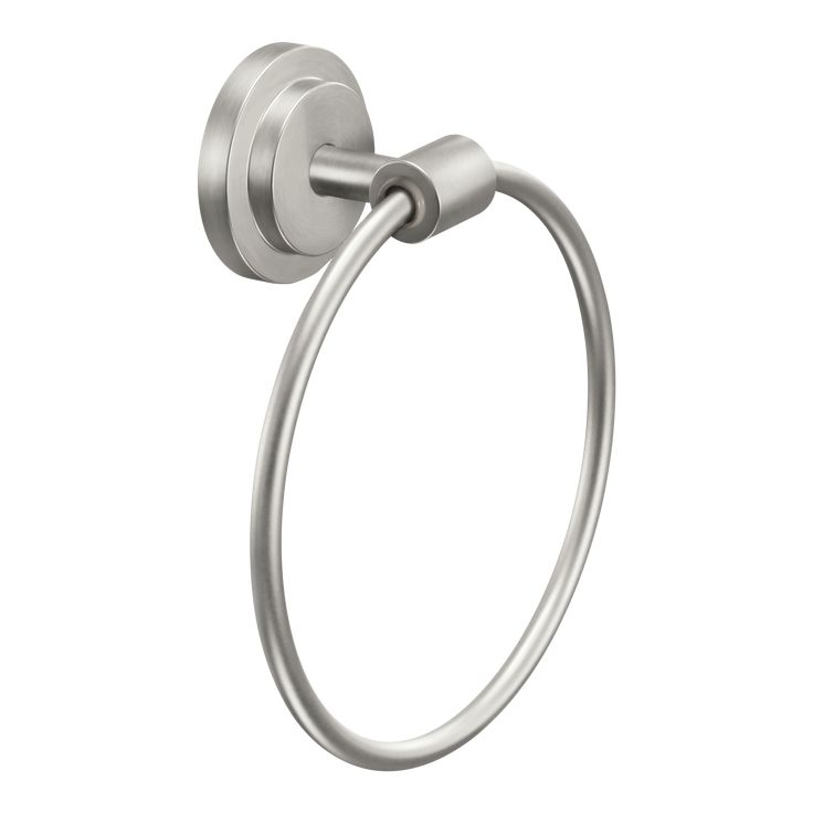 Moen Iso Spot Resist Brushed Nickel Wall Mount Towel Ring