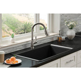 Tyne Single-Handle Pull-Down Sprayer Kitchen Faucet in Vibrant Stainless - Super Arbor