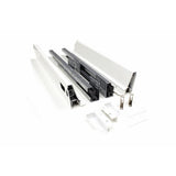 12 in. White Soft Close Full Extension Double Wall Lower Drawer Set (1-Pair) - Super Arbor
