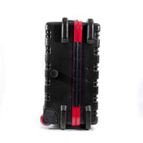 14 in. Slim Line Military-Style Wheeled Tool Case in Black - Super Arbor