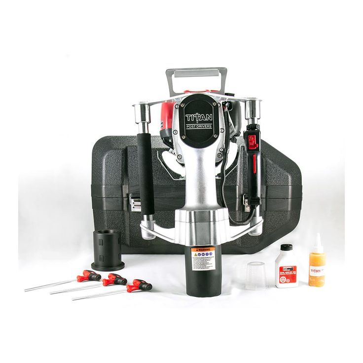 TITAN Contractors Series 4-Stroke Gas Powered Post Driver