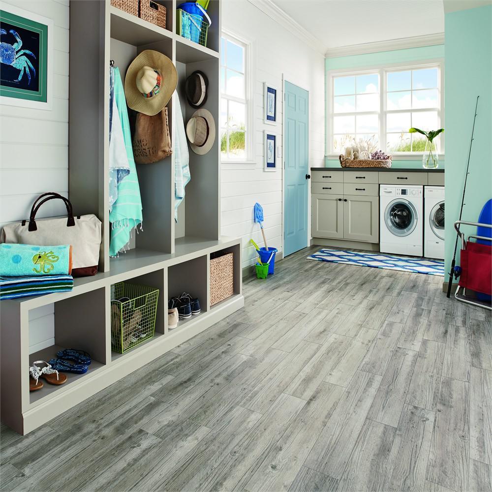 Armstrong American Home Tavern Brown 6 in. x 36 in. Glue Down Vinyl Plank (35.95 sq. ft. / carton)
