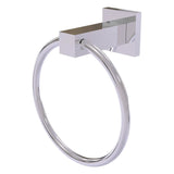 Allied Brass Montero Matte Black Wall Mount Towel Ring