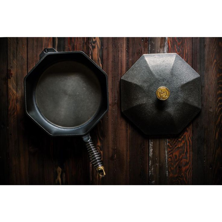 Cast Iron Collection 12 in. Cast Iron Skillet in Black with Lid