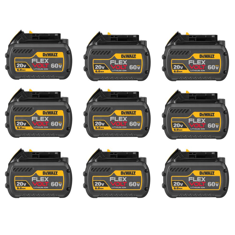 FLEXVOLT 20-Volt /60-Volt MAX Lithium-Ion 9.0Ah Battery Pack (2-Pack)