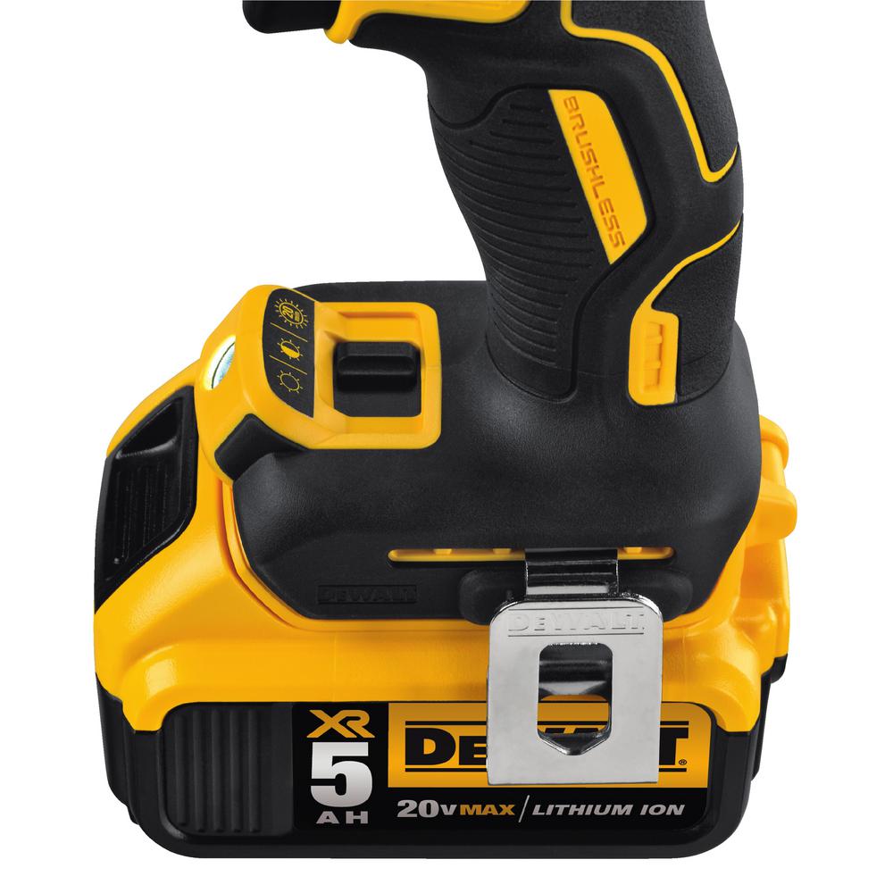20-Volt MAX XR Lithium-Ion Cordless Premium 1/2 in. Brushless Hammer Drill Kit with Bonus 142-Piece Mechanics Tool Set - Super Arbor
