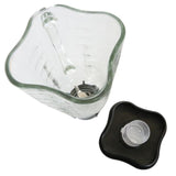 6-Piece 59 oz. Square Blender Glass Jar Replacement Kit