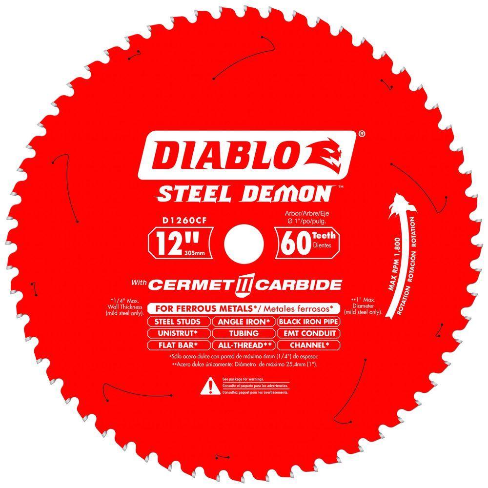 10 in. x 50-Tooth Steel Demon Cermet II Carbide Blade for Ferrous Metals and Stainless Steel - Super Arbor