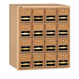 2000 Series Brass Rear Loading Mailbox with 30 Doors - Super Arbor