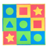 Tadpoles First Shapes Foam Play Mat Set, 9 Pieces