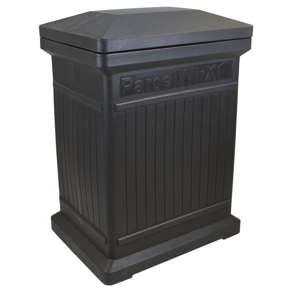 Graphite Standard Vertical Architectrual ParcelWirx Delivery Drop Box - Super Arbor