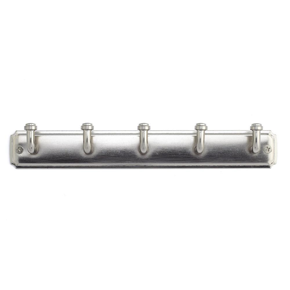 8-1/2 in. Key Holder in Brushed Nickel - Super Arbor