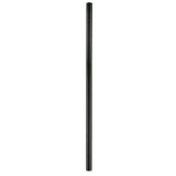 Everbilt 1-3/8 in. Dia x 10 ft. 6 in. 17-Gauge Galvanized Steel Chain Link Fence Black Top Rail