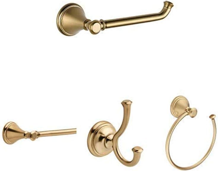 DELTA 4-Piece Cassidy Decorative Bathroom Hardware Set