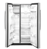 GE 21.8 cu. ft. Side-by-Side Refrigerator, Fingerprint Resistant Stainless Steel, Counter-Depth (GZS22IYNFS)