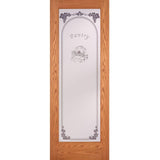 30 in. x 80 in. Pantry Smooth 1 Lite Primed MDF Interior Door Slab - Super Arbor