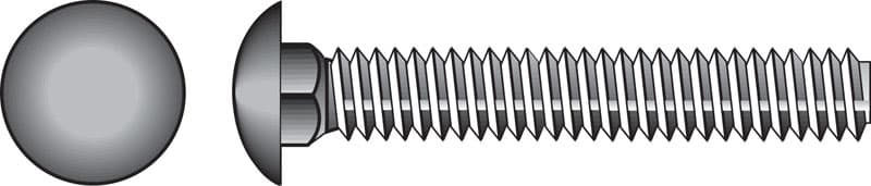 Hillman 5/16 in. x 2 in. Stainless Steel Carriage Bolts, 50-Pack