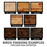 The Baltic Butcher Block Birch 10-ft Natural Straight Butcher Block Birch Kitchen Countertop