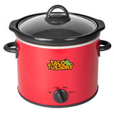 4 Qt. Red Slow Cooker with Cool-Touch Handles