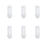 26W Equiv PL CFLNI Triple Tube 4-Pin Plug-in GX24Q-3 Base Compact Fluorescent CFL Light Bulb, Soft White 2700K (6-Pack)