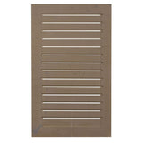 18 in. x 30 in. Rectangular Primed PolyUrethane Paintable Gable Louver Vent - Super Arbor