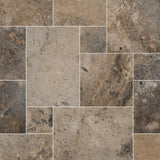 Riviera Tumbled Travertine Paver-Kits (30-Kits/480 sq. ft./Pallet) - Super Arbor