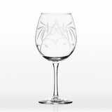 Olive Branch Clear 18 oz. Balloon Wine Glass (Set of 4)