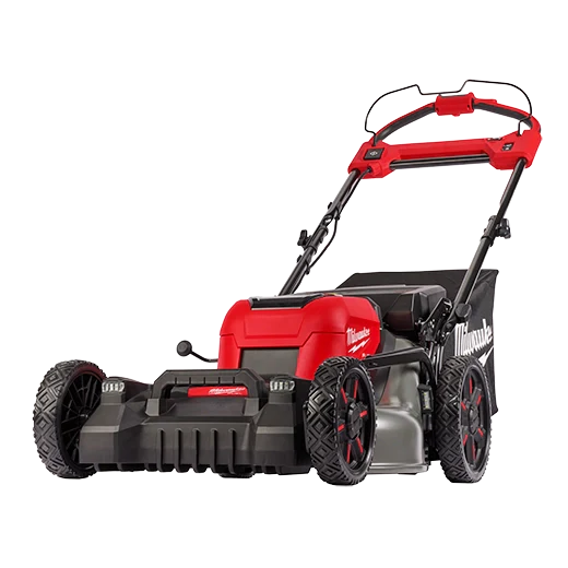 Milwaukee M18 FUEL Brushless 21 in. Self-Propelled Mower Kit with String Trimmer, Edger, Hedge Trimmer, (2) 12.0 Ah Batteries and Charger