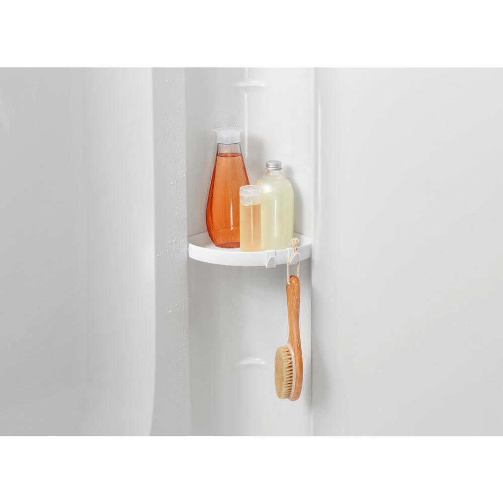 Ensemble 30 in. x 60 in. Single Threshold Right-Hand Shower Base in White - Super Arbor