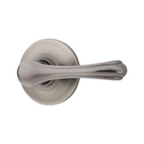 Dorian Satin Nickel Passage Hall/Closet Door Lever with Microban Antimicrobial Technology - Super Arbor