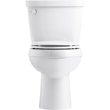 Cimarron 2-Piece Complete Solution 1.28 GPF Single Flush Elongated Toilet in White, Slow-Close Seat Included (3-Pack) - Super Arbor