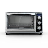 1500 W 6-Slice Stainless Steel Toaster Oven with Built-In Timer