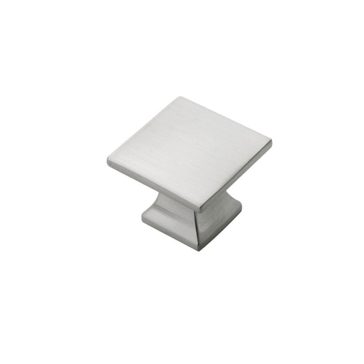 1-1/4 in. SQ Studio Collection Satin Nickel Cabinet Knob - Super Arbor