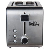 2-Slice Stainless Steel Toaster with Adjustable Browning Controls