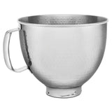 5 Qt. Tilt Head Hammered Stainless Steel Bowl