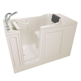 Gelcoat Premium Series 48 in. x 28 in. Right Hand Walk-In Whirlpool Bathtub in White - Super Arbor