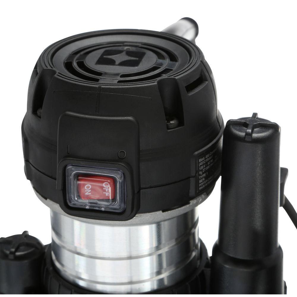 1-1/4 HP Compact Router with Plunge Base and Bag - Super Arbor