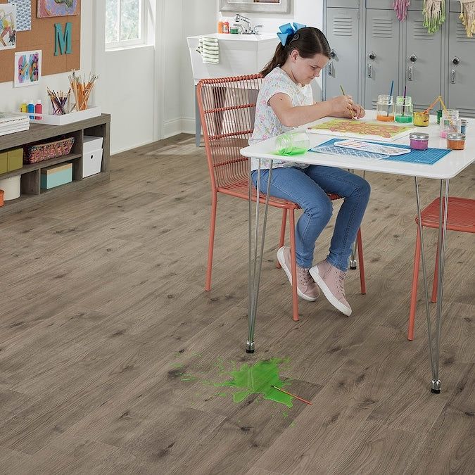 Pergo Hallfield Hickory Waterproof Laminate Flooring Sample