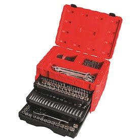 CRAFTSMAN 289-Piece Standard (SAE) and Metric Polished Chrome Mechanics Tool Set
