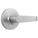 Commercial 2-3/4 in. Satin Chrome Heavy Duty Classroom Keyed Entry Door Lever - Super Arbor