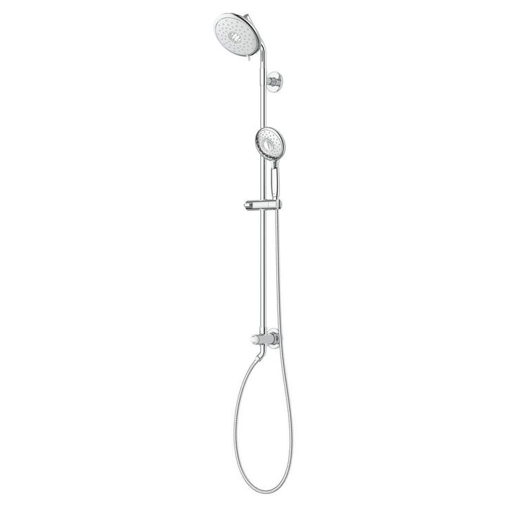 Spectra Versa 4-Spray Round 36 in. Shower System Kit with Hand Shower 1.8 GPM in Polished Chrome
