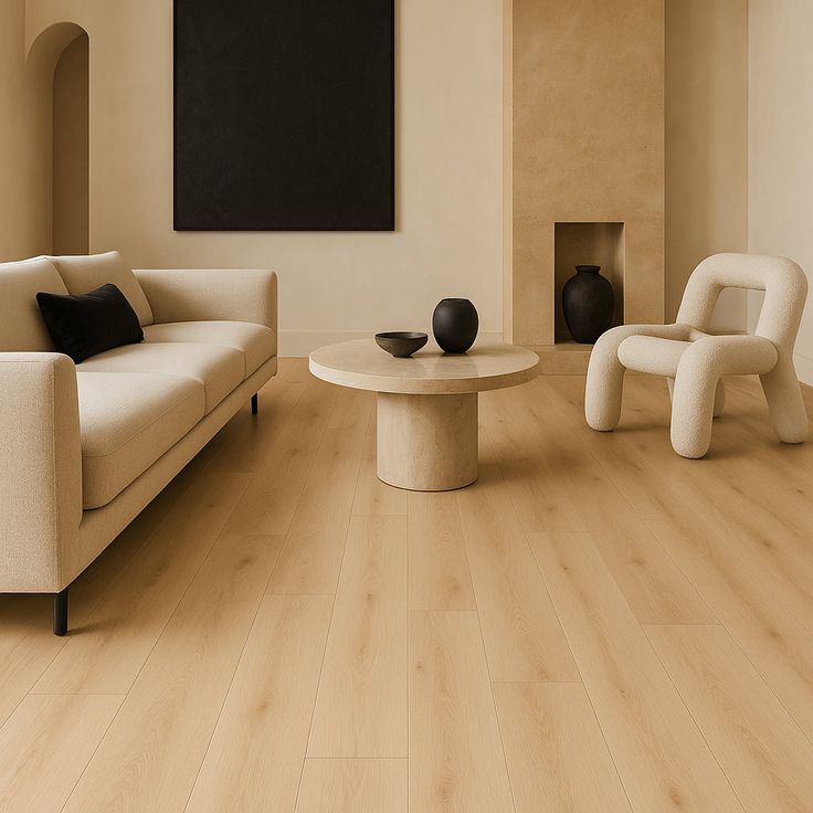 Vesinet Oak 22 MIL x 8.7 in. W x 59 in. L Click Lock Waterproof Luxury Vinyl Plank Flooring (25 sq. ft./Case)