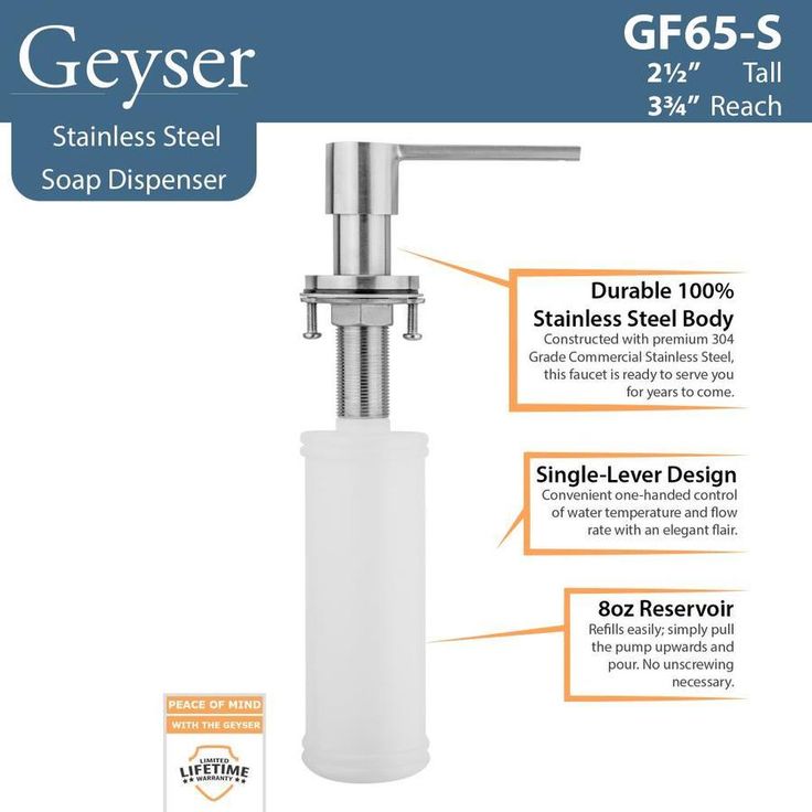 Ticor Andorra Stainless Steel Deck-Mount Bar and Prep Handle Kitchen Faucet